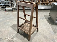 Houten plantenrek - afbeelding 1 van  3
