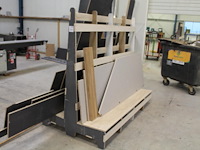 Houten platenbok. afmeting 200 x 110 x 182 cm. - afbeelding 1 van  3