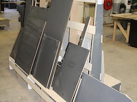 Houten platenbok. afmeting 200 x 110 x 182 cm. - afbeelding 3 van  3