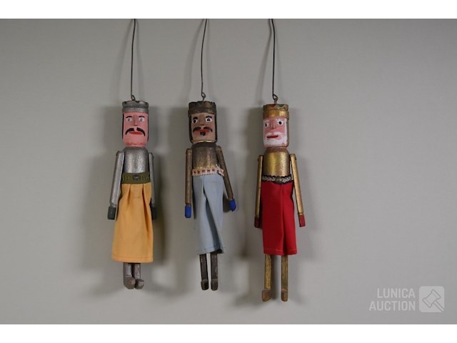 Houten poppen - afbeelding 2 van  4