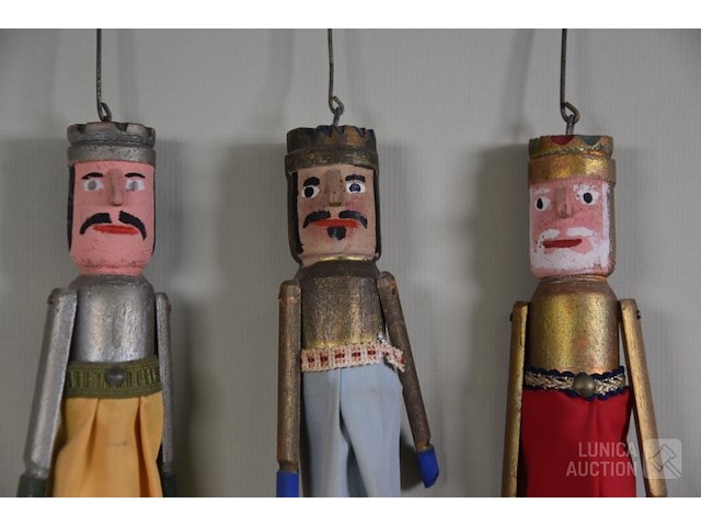 Houten poppen - afbeelding 3 van  4