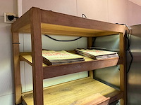 Houten presentatiestelling met led-verlichting - afbeelding 3 van  4