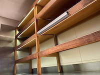 Houten presentatiestelling met led-verlichting - afbeelding 2 van  4