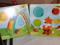 Houten puzzle 4 stuks in krat m - afbeelding 3 van  3