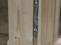 Houten raam t.b.v. tuinhuis - 85x11.8x106.5cm - nieuw - afbeelding 4 van  7