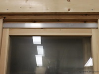 Houten raam t.b.v. tuinhuis - 85x11.8x106.5cm - nieuw - afbeelding 6 van  7