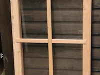 Houten raamkozijn - 81.3x7x64.3cm - nieuw - afbeelding 1 van  4