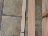 Houten raamkozijn - 81.3x7x64.3cm - nieuw - afbeelding 2 van  4