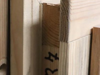 Houten raamkozijn - 88.8.5x125cm - nieuw - afbeelding 3 van  7