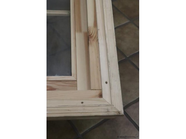 Houten raamkozijn - 88.8.5x125cm - nieuw - afbeelding 6 van  7