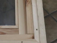 Houten raamkozijn - 88.8.5x125cm - nieuw - afbeelding 6 van  7