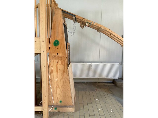 Houten “rally baan” 10 meter - afbeelding 3 van  7