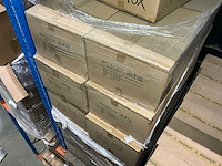 Houten rek op metalen voet 3x reageerbui (826x) - afbeelding 4 van  4