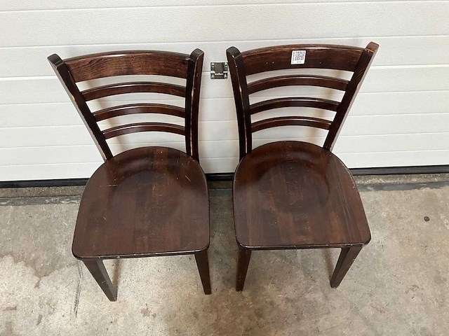 Houten restaurantstoel (40x) - afbeelding 2 van  6