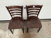 Houten restaurantstoel (40x) - afbeelding 2 van  6