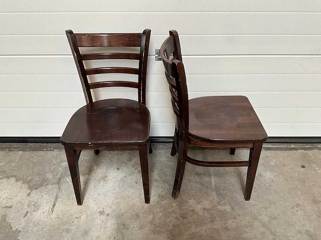 Houten restaurantstoel (40x) - afbeelding 3 van  6