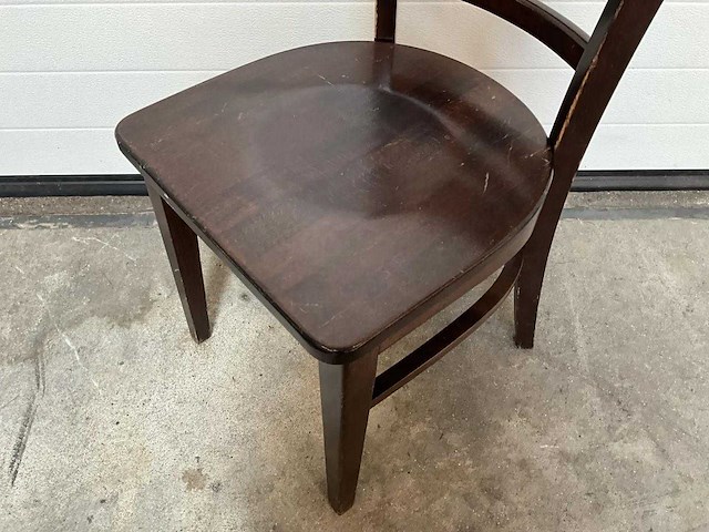 Houten restaurantstoel (40x) - afbeelding 5 van  6