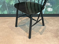 Houten restaurantstoel met armleuning (3x) - afbeelding 3 van  4