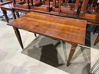 Houten restauranttafel (150x85x78 cm) (2x)