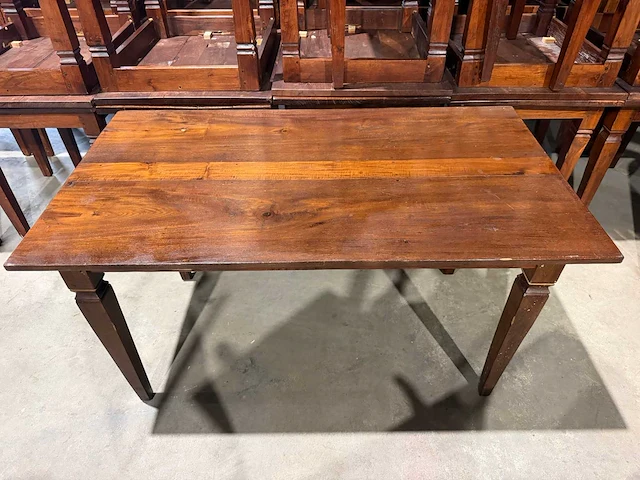 Houten restauranttafel (150x85x78 cm) - afbeelding 4 van  8