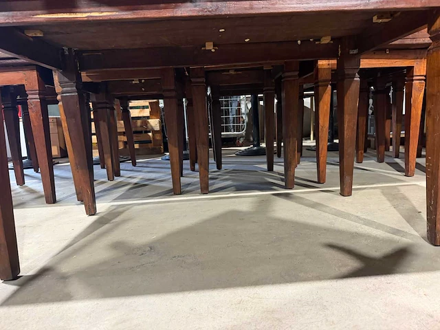 Houten restauranttafel (150x85x78 cm) - afbeelding 7 van  8