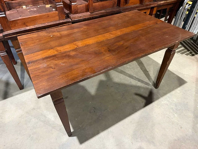 Houten restauranttafel (150x85x78 cm) - afbeelding 8 van  8