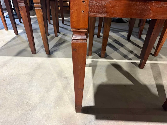 Houten restauranttafel (85x70x78 cm) (10x) - afbeelding 7 van  8