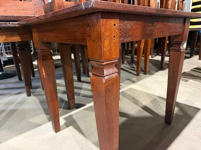Houten restauranttafel (85x70x78 cm) (10x) - afbeelding 8 van  8