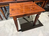 Houten restauranttafel (85x70x78 cm) (2x) - afbeelding 3 van  6