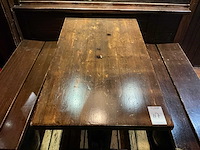 Houten restauranttafel met 2 banken - afbeelding 4 van  9