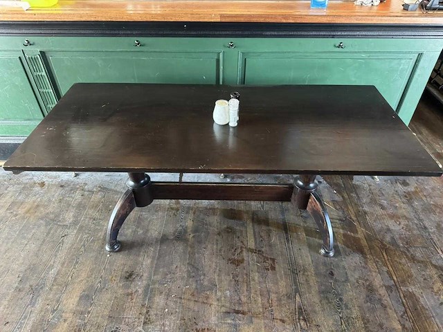 Houten restauranttafel - afbeelding 2 van  5