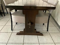 Houten restauranttafel - afbeelding 3 van  5