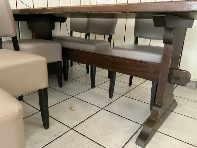 Houten restauranttafel - afbeelding 5 van  5
