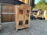 Houten retro kledingkast - afbeelding 2 van  8