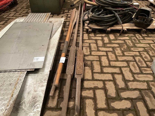 Houten roeispanen - afbeelding 1 van  3