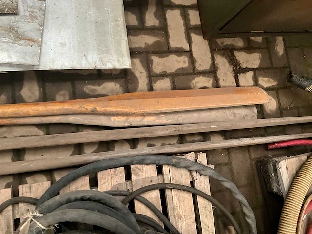 Houten roeispanen - afbeelding 2 van  3