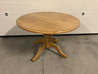 Houten ronde tafel (ø 117 cm) - afbeelding 1 van  3