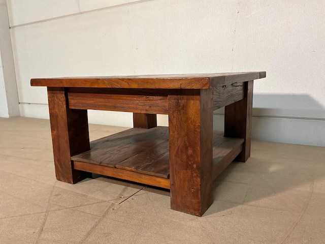 Houten salontafel - afbeelding 1 van  7