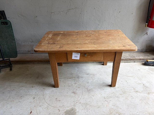 Houten salontafeltje 56 x 93 - afbeelding 1 van  1