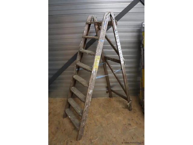 Houten schilderstrap - afbeelding 6 van  7
