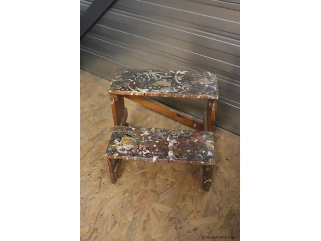 Houten schilderstrap - afbeelding 2 van  4
