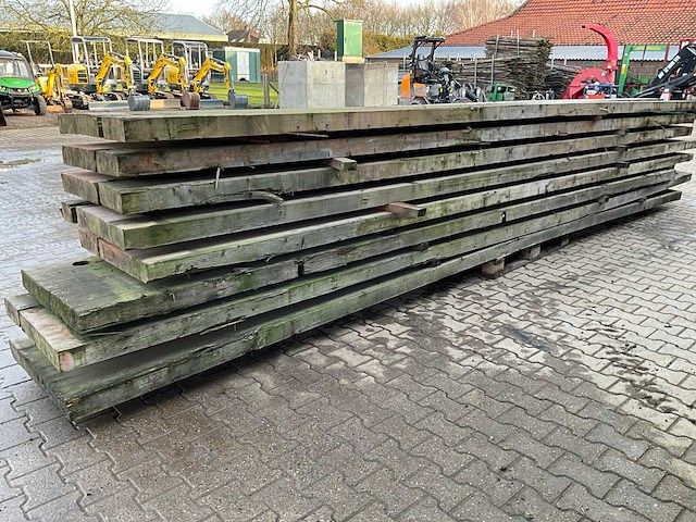 Houten schot/balk (8x) - afbeelding 7 van  8