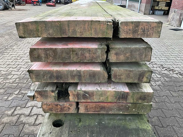 Houten schot/balk (8x) - afbeelding 4 van  8