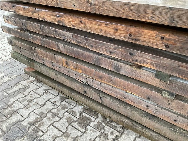 Houten schot/balk (8x) - afbeelding 5 van  8