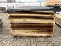 Houten schotten 1800x1800mm 25 stuks 81m2 - afbeelding 2 van  3