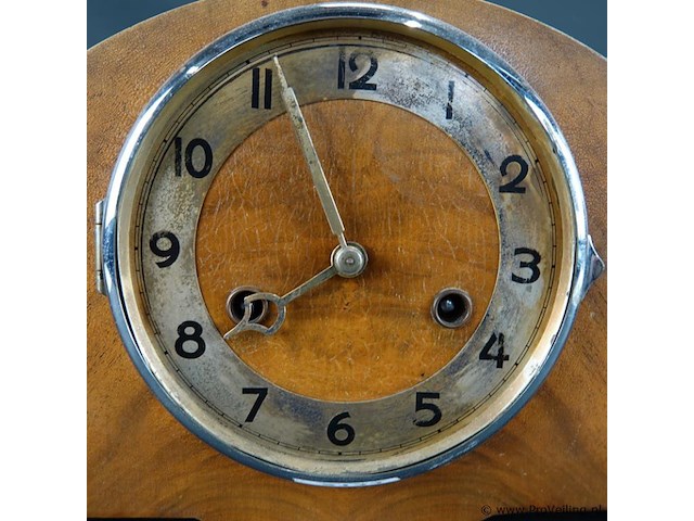 Houten schouwklok - afbeelding 3 van  5