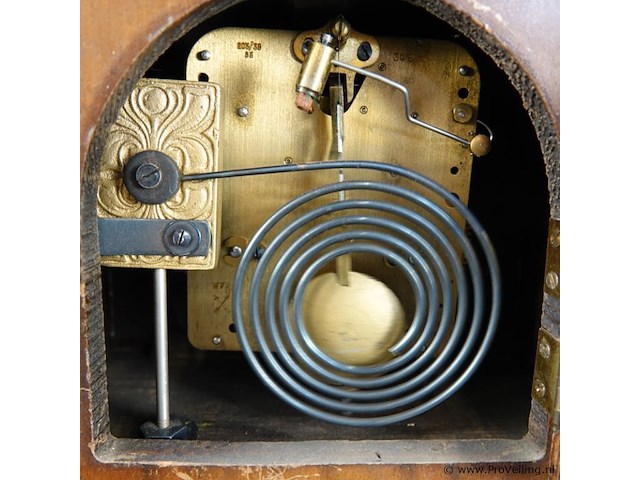 Houten schouwklok - afbeelding 5 van  5