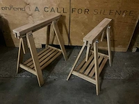 Houten schraag (2x)