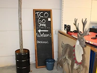 Houten schrijfbord 50 x 170 cm