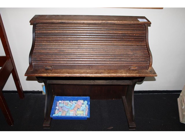 Houten secretaire met afmeting 100 x 50 x 105 cm. - afbeelding 1 van  3